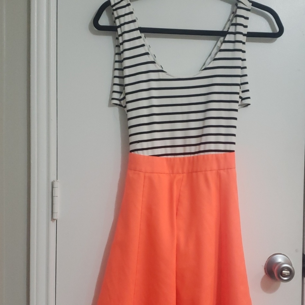 Neon Coral/orange Dress